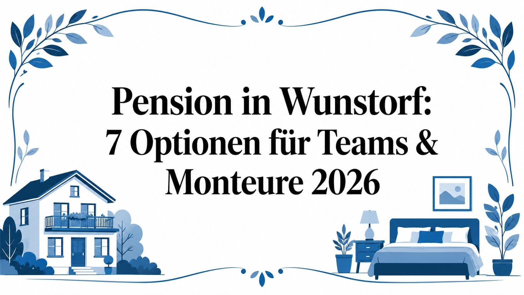 Pension in Wunstorf: 7 Optionen für Teams & Monteure 2026