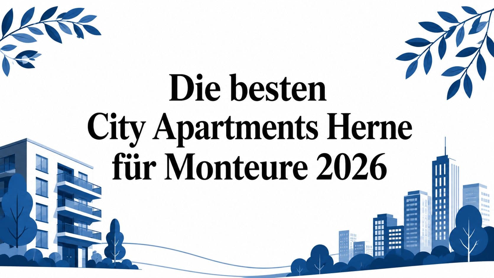 Die besten City Apartments Herne für Monteure 2026