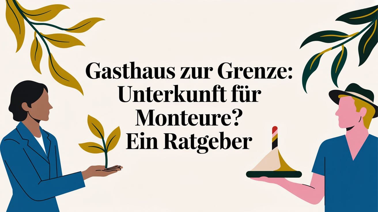 Gasthaus zur Grenze: Unterkunft für Monteure? Ein Ratgeber
