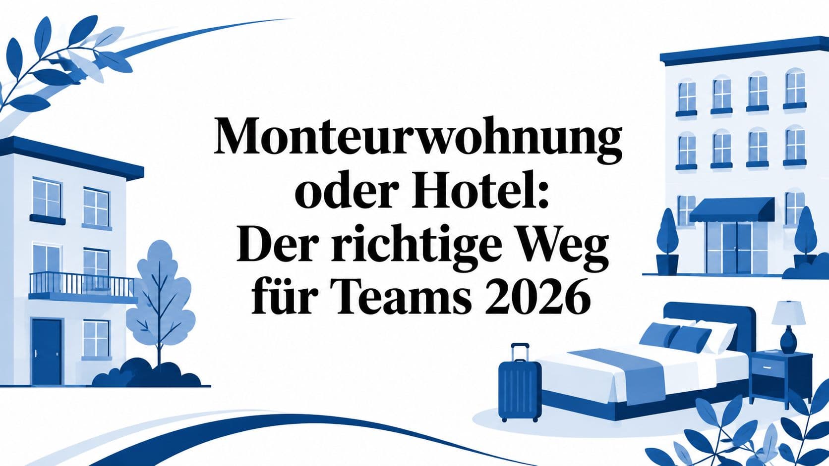 Monteurwohnung oder Hotel: Der richtige Weg für Teams 2026
